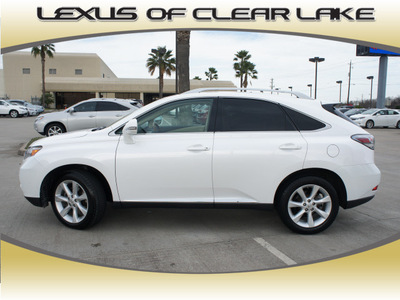 lexus rx 350 2010 white suv gasoline 6 cylinders front wheel drive automatic 77546