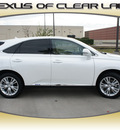 lexus rx 450h 2010 white suv hybrid 6 cylinders front wheel drive automatic 77546