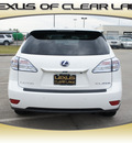 lexus rx 450h 2010 white suv hybrid 6 cylinders front wheel drive automatic 77546