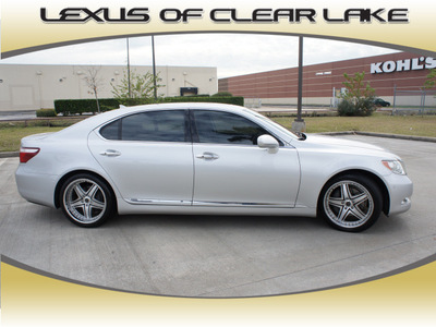 lexus ls 460 2007 silver sedan l gasoline 8 cylinders rear wheel drive automatic 77546