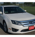 ford fusion 2010 white sedan sel 6 cylinders automatic 77587