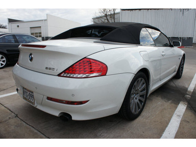 bmw 6 series 2009 white 650i gasoline 8 cylinders rear wheel drive automatic 78729
