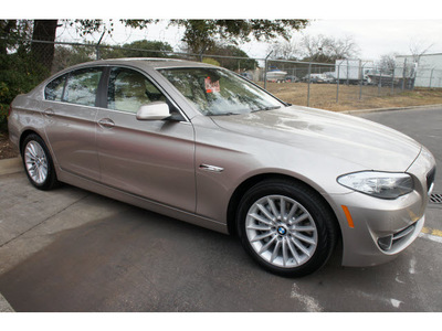 bmw 5 series 2013 beige sedan 535i gasoline 6 cylinders rear wheel drive automatic 78729