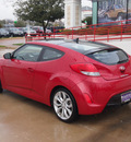hyundai veloster 2012 red coupe 4 cylinders manual 76051