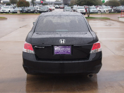 honda accord 2010 black sedan ex 4 cylinders automatic 76051