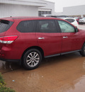 nissan pathfinder 2013 red suv sv gasoline 6 cylinders 2 wheel drive automatic 76116