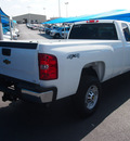 chevrolet silverado 2500hd 2013 white work truck gasoline 8 cylinders 4 wheel drive 6 speed automatic 76206