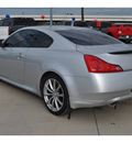 infiniti g37 2008 silver coupe gasoline 6 cylinders rear wheel drive not specified 77090