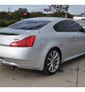 infiniti g37 2008 silver coupe gasoline 6 cylinders rear wheel drive not specified 77090