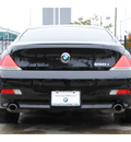 bmw 6 series 2007 black coupe 650i 8 cylinders automatic 77002