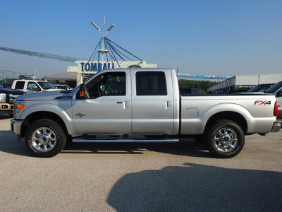 ford f 250 super duty 2012 ingot silver lariat 8 cylinders automatic 77375
