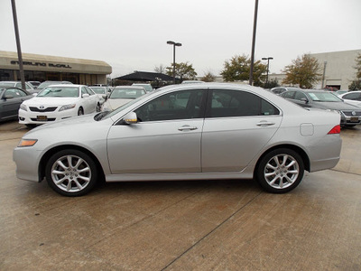 acura tsx 2007 silver sedan w navi gasoline 4 cylinders front wheel drive shiftable automatic 77074