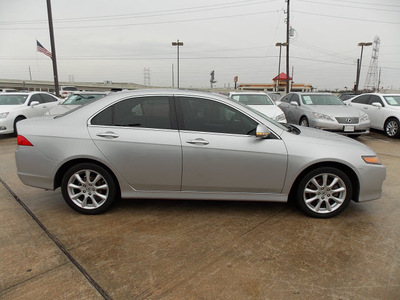 acura tsx 2007 silver sedan w navi gasoline 4 cylinders front wheel drive shiftable automatic 77074