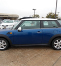 mini cooper 2008 blue hatchback gasoline 4 cylinders front wheel drive shiftable automatic 77074