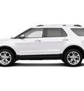 ford explorer 2013 white suv limited 6 cylinders shiftable automatic 77338