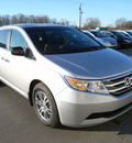 honda odyssey 2012 silver van exl gasoline 6 cylinders front wheel drive not specified 46219