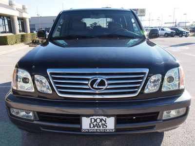 lexus lx 470 2007 black suv gasoline 8 cylinders 4 wheel drive automatic 76011