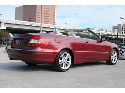 mercedes benz clk class 2008 red clk350 gasoline 6 cylinders rear wheel drive automatic 77002