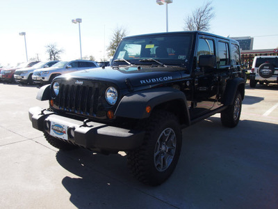 jeep wrangler unlimited 2013 black suv rubicon 6 cylinders not specified 75093