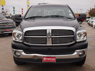 dodge ram 1500 2007 black pickup truck slt gasoline 8 cylinders rear wheel drive not specified 77388