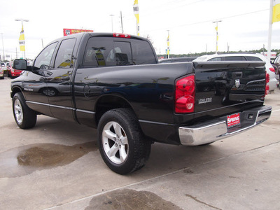 dodge ram 1500 2007 black pickup truck slt gasoline 8 cylinders rear wheel drive not specified 77388