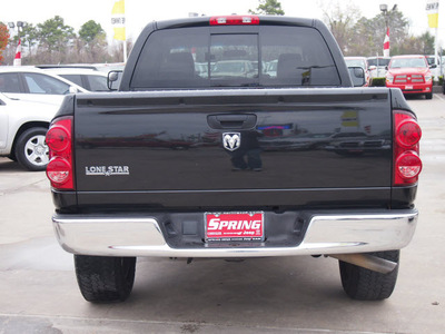 dodge ram 1500 2007 black pickup truck slt gasoline 8 cylinders rear wheel drive not specified 77388