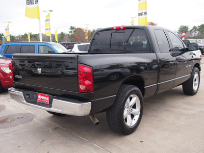 dodge ram 1500 2007 black pickup truck slt gasoline 8 cylinders rear wheel drive not specified 77388