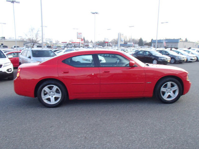 dodge charger 2009 red sedan r t gasoline 8 cylinders rear wheel drive automatic 99336