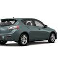 mazda mazda3 2013 gray hatchback i grand touring gasoline 4 cylinders front wheel drive not specified 80504