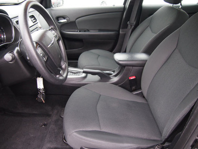 chrysler 200 2012 black sedan lx gasoline 4 cylinders front wheel drive shiftable automatic 78016