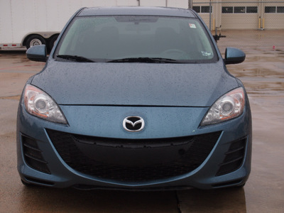 mazda mazda3 2011 blue sedan i sport gasoline 4 cylinders front wheel drive automatic with overdrive 77375