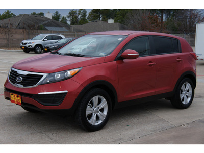 kia sportage 2012 red gasoline 4 cylinders front wheel drive automatic with overdrive 77375