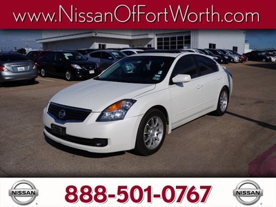 nissan altima 2009 white sedan 2 5 gasoline 4 cylinders front wheel drive 76116