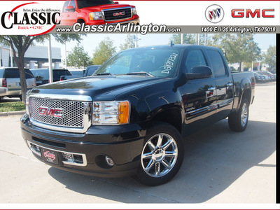 gmc sierra 1500 2013 black onyx denali flex fuel 8 cylinders all whee drive automatic 76018