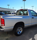 dodge ram 1500 2004 silver pickup truck st gasoline 6 cylinders rear wheel drive automatic 76011