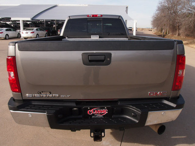 gmc sierra 3500hd 2007 gray slt diesel 8 cylinders 4 wheel drive automatic 76018