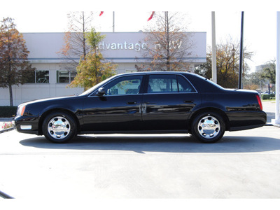 cadillac deville 2001 black sedan dhs gasoline 8 cylinders dohc front wheel drive standard 77002