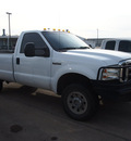 ford f 250 super duty 2006 white pickup truck xlt diesel 8 cylinders 4 wheel drive automatic 76018