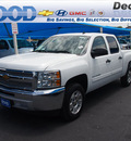 chevrolet silverado 1500 2013 white lt flex fuel 8 cylinders 2 wheel drive 6 speed automatic 76206