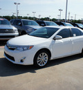 toyota camry 2012 white sedan xle v6 gasoline 6 cylinders front wheel drive automatic 76116