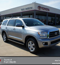 toyota sequoia 2012 silver suv sr5 gasoline 8 cylinders 2 wheel drive automatic 76116
