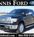 ford f 150 2011 black lariat supercrew 4x4 gasoline 6 cylinders 4 wheel drive shiftable automatic 75119