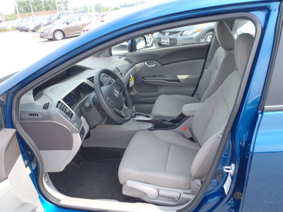 honda civic 2012 blue sedan lx gasoline 4 cylinders front wheel drive automatic 28557