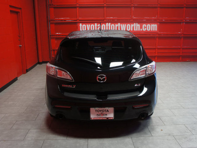 mazda mazda3 2010 black hatchback gasoline 4 cylinders front wheel drive automatic 76116