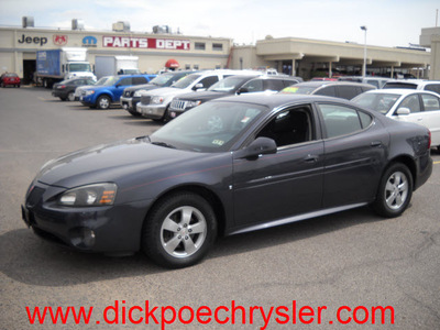 pontiac grand prix 2008 gray sedan gasoline 6 cylinders front wheel drive automatic 79925