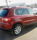 volkswagen tiguan 2009 red suv 2 0t gasoline 4 cylinders all whee drive automatic 55420