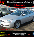 honda accord 2005 silver coupe ex v 6 gasoline 6 cylinders front wheel drive automatic 55420
