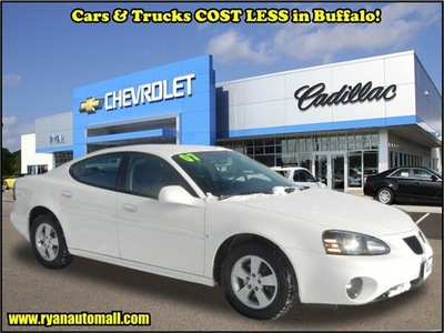 pontiac grand prix 2007 white sedan gt gasoline 6 cylinders front wheel drive automatic 55313