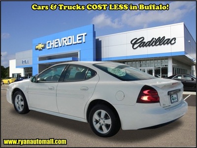 pontiac grand prix 2007 white sedan gt gasoline 6 cylinders front wheel drive automatic 55313