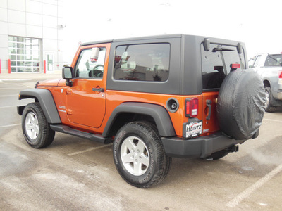 jeep wrangler 2010 orange suv sport gasoline 6 cylinders 4 wheel drive automatic 56001